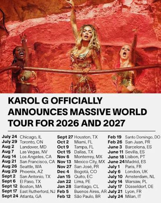Karol G Schedule